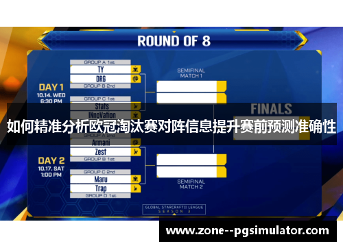 如何精准分析欧冠淘汰赛对阵信息提升赛前预测准确性